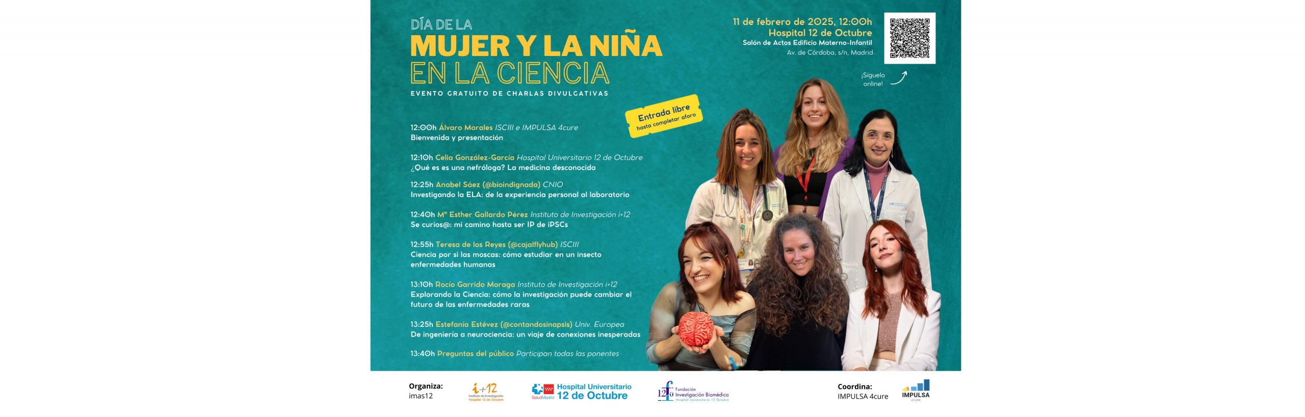 Día de la mujer y la niña en la Ciencia: «De la neurociencia a la genómica, de los insectos a las enfermedades raras»