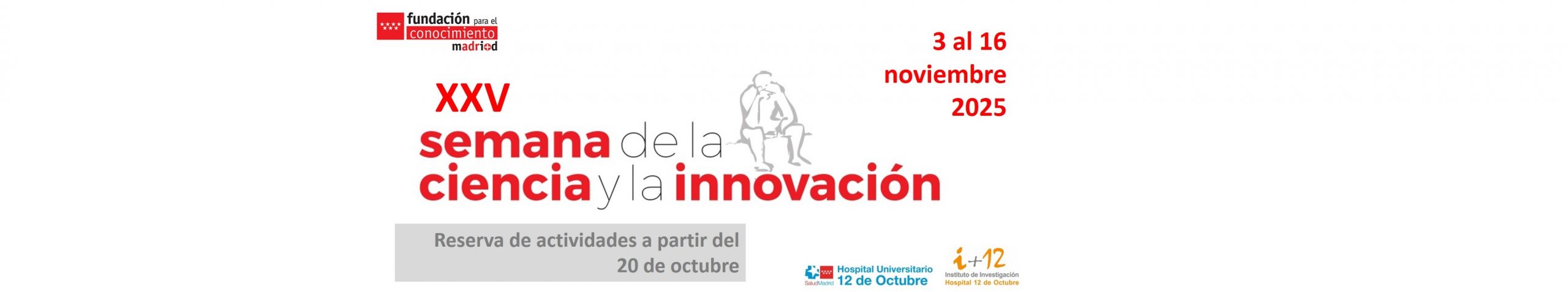 El Instituto i+12 se suma a la XXV Semana de la Ciencia y la Innovación de Madrid